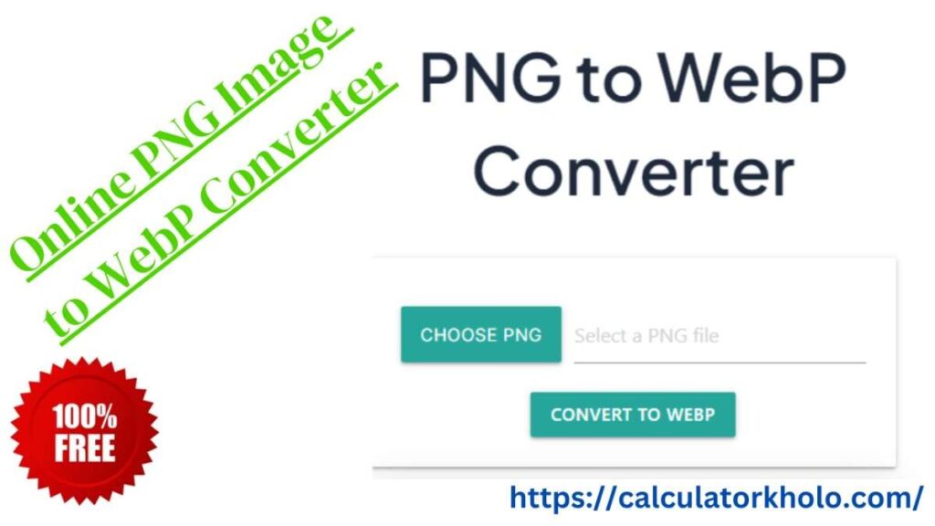 Online PNG Image to WebP Converter