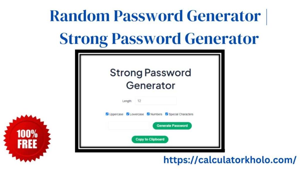 Random Password Generator