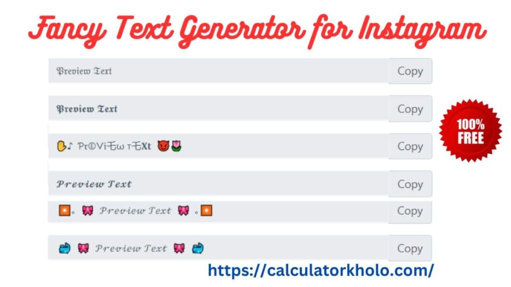 fancy text generator for instagram